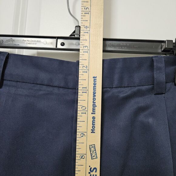 Izod Golf Pants Men’s 36x32 (34x31) Navy Pleated Cuff Hem Super Soft *See Remark - Picture 4 of 8